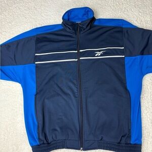 Reebok Men's Navy and Royal Blue Windbreaker